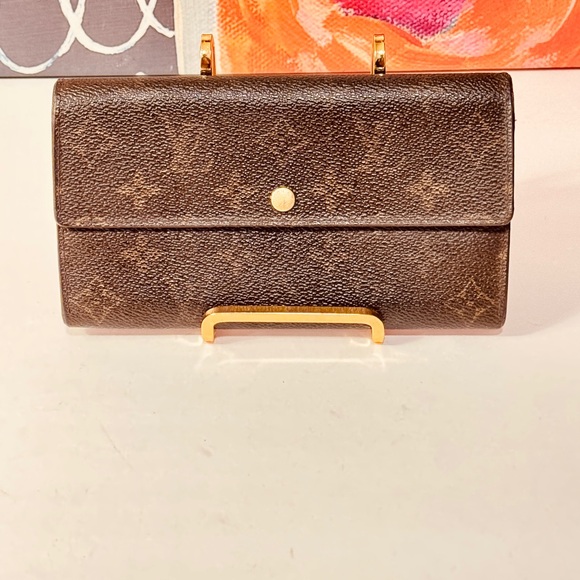 Louis Vuitton Sarah wallet dark monogram - Picture 8 of 16